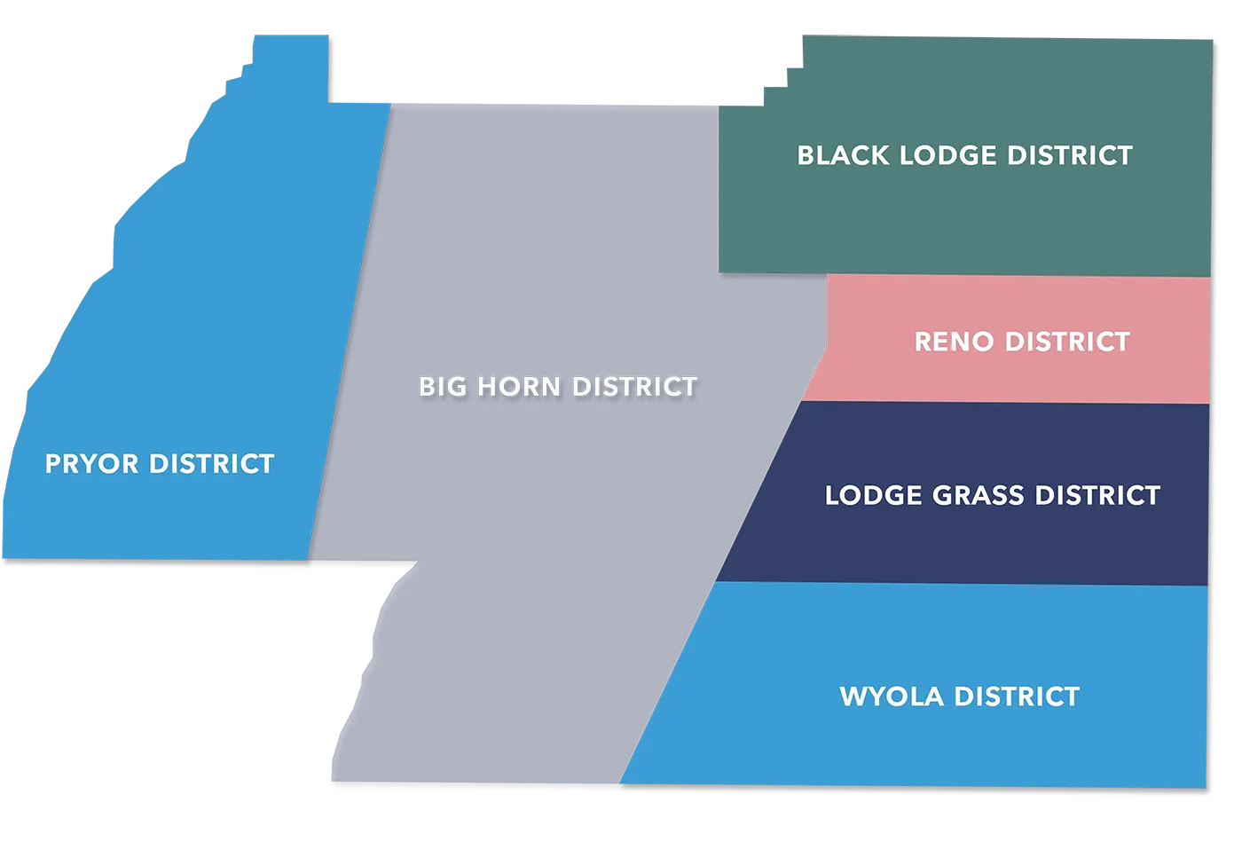 Crow Country Districts